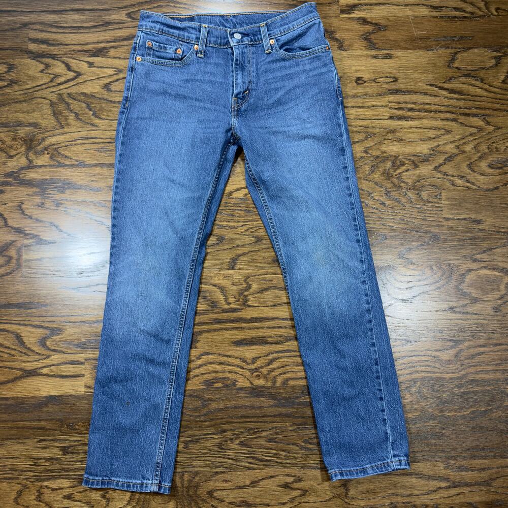 Levis 511 Slim Fit Jeans Mens 30x30 Blue Medium Wash Denim Pants 04511-6000 - Picture 2 of 11